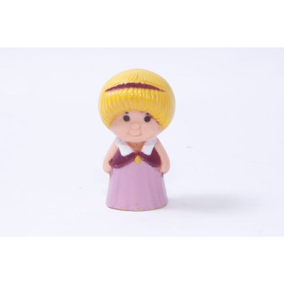 Tree Tots Vulli, Princess, PVC Figure, Yellow Hair, Pink Dress, Toy, Miniature, - Picture 1 of 3